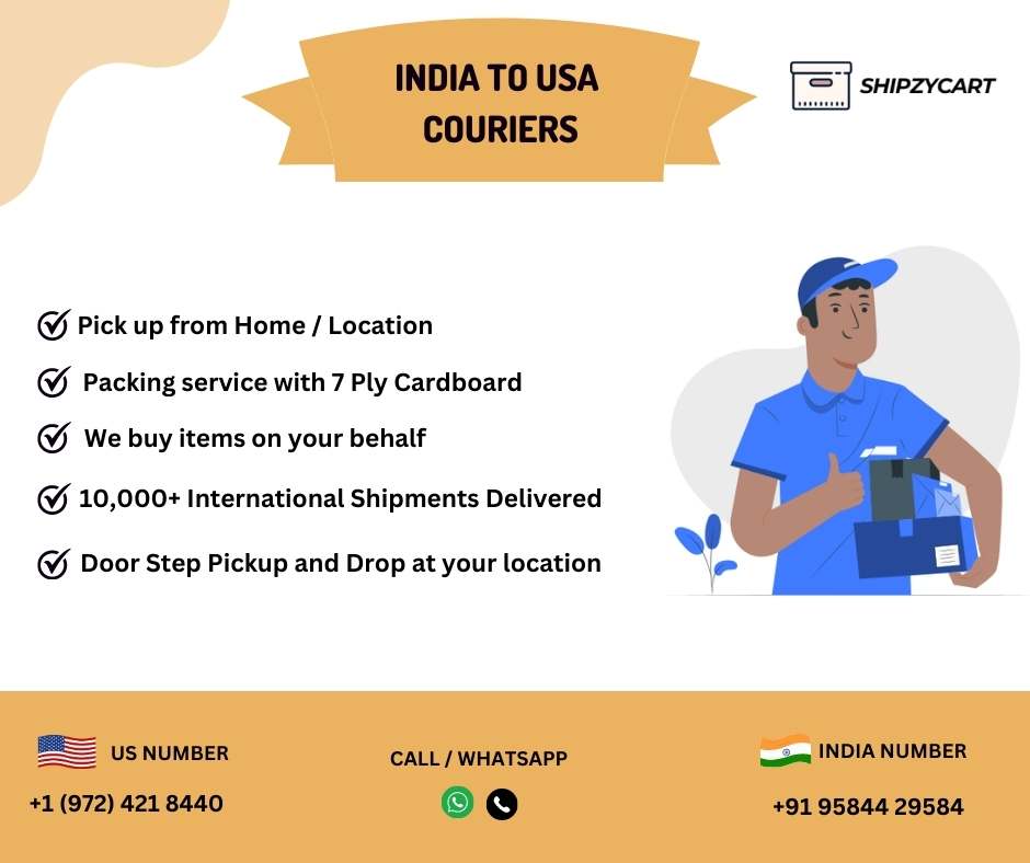 India to USA courier rates